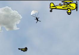 Game "The Paratrooper"