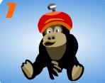 Game "Monkey Curling"