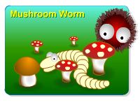 Game "Mushroom Worm"