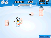 Game "Sumo Snowman"