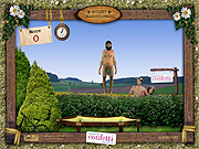  Game"Nudist Trampolining"