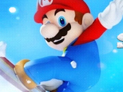 Game "Mario Skating Draw Line Skill"