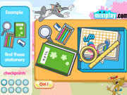 Game "Tom and Jerry find Stationery"