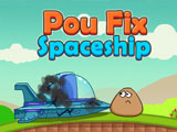 Game "Pou Fix Spaceship"