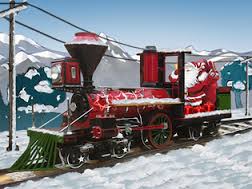 Game "Santa Steam Train Delivery"