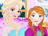 Game "Frozen Elsa Washing Clothes For Anna"
