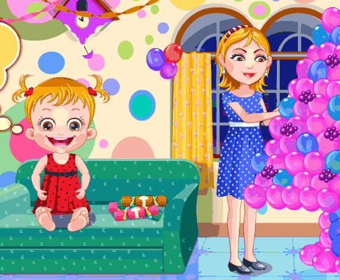 Game "Baby Hazel New Year Party"