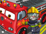 Game "Tom Wash Fire Truck"