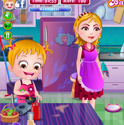 Game "Baby Hazel Cleaning Time"