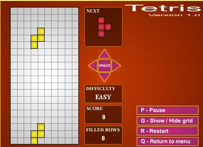  Game"Tetris 1"