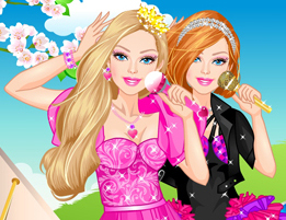 Game "Barbie Concert Princess Dress Up"