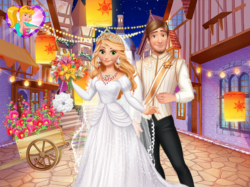  Game"Rapunzel Medieval Wedding"