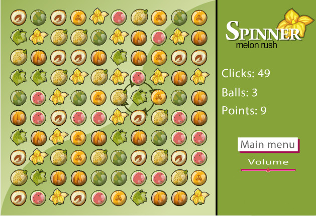  Game"Spinner Melon Rush"