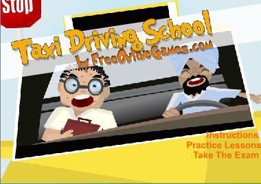 Game "Taxi driving School"