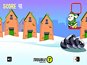  Game"Santa Snowboarding"