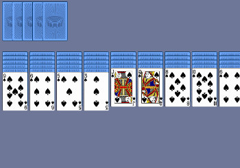  Game"Spider Solitaire"