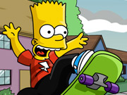 Game"Bart Simpson Skateboarding"
