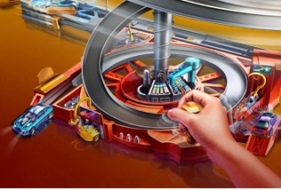  Game"Hot Wheels Spin City"