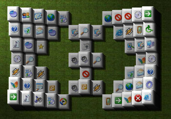 Game "Mahjongg 3D Windows Tiles"