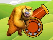 Game "Crazy Bear Cannon"