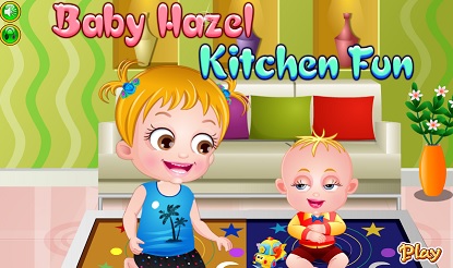  Game"Baby Hazel Kitchen Fun"