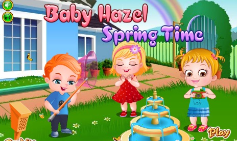  Game"Baby Hazel Spring Time"