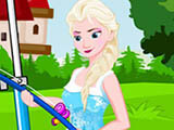  Game"Elsa Learn Fishing"