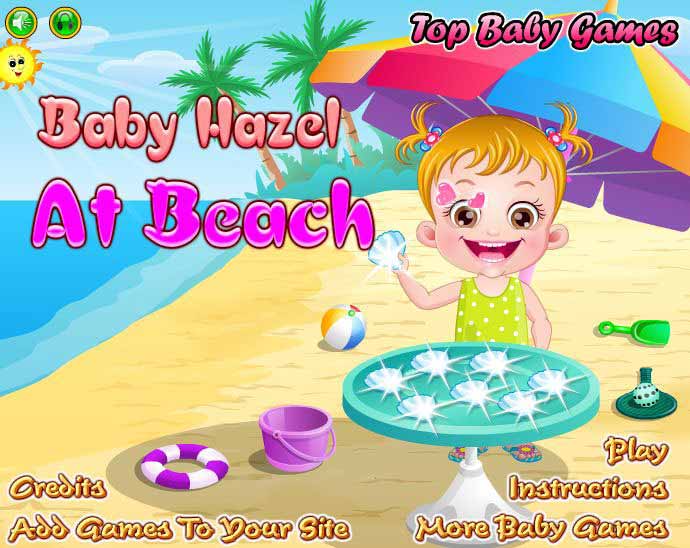 Game "Baby Hazel At Beach"