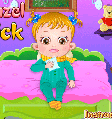Game "Baby Hazel Goes Sick"