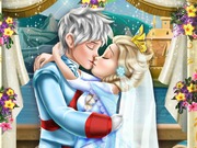 Game "Elsa Wedding Kiss"
