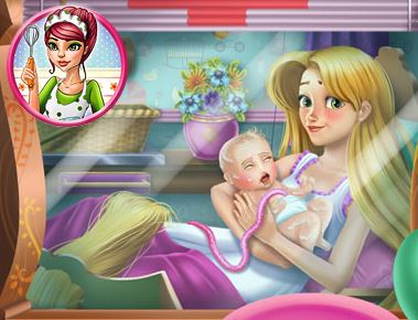 Game "Rapunzel Birth Care"