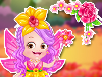  Game"Baby Hazel Flower Princess Dressup"