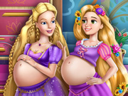 Game "Barbie and Rapunzel Pregnant BFFs"