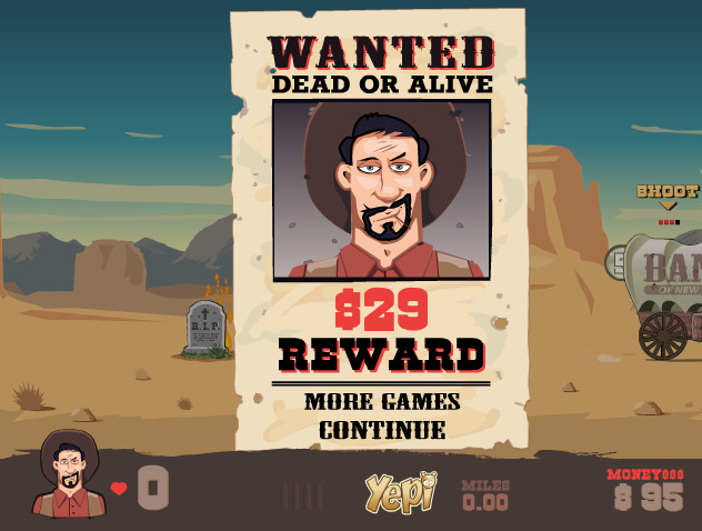 Game "The Most Wanted Bandito"