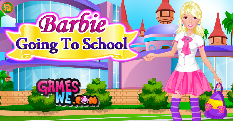 Game "Barbie Going to School Dressup"