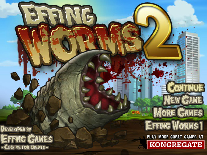  Game"Effing Worms 2"