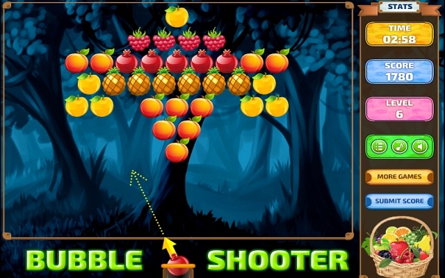  Game"Bubble Shoot Fruits"