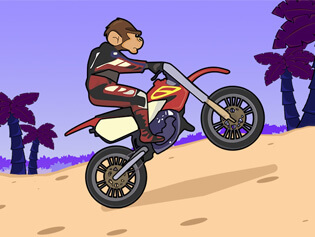 Game "Monkey Motocross Island 2"