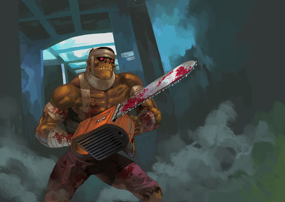  Game"Zombie Warrior Man"