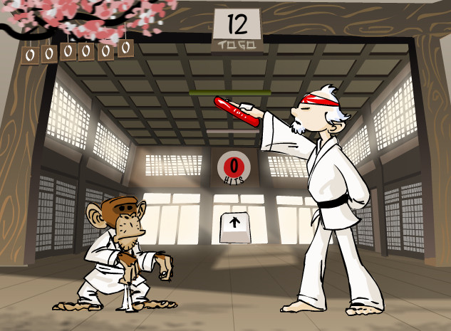 Game "Karate Monkey"