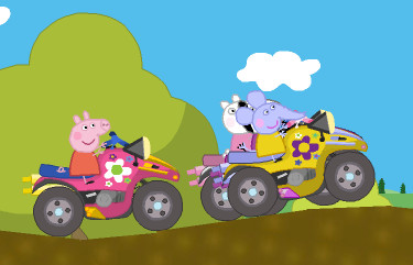  Game"Peppa Pig Racing Battle"