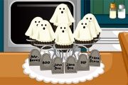 Game "Halloween Ghost Cupcakes"