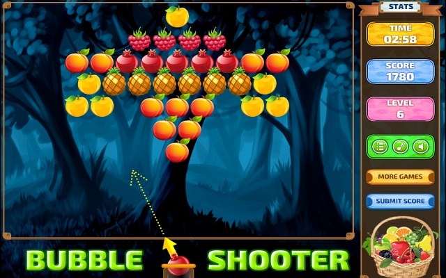 Bubble Shoot Fruits - Inbox Games